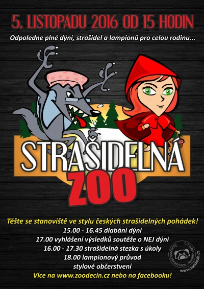 Děč&iacute;nsk&aacute; zoo se proměn&iacute; ve stra&scaron;idelnou! Přijďte se b&aacute;t do ZOO.