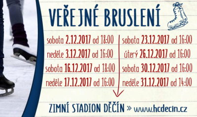 Prosincov&eacute; veřejn&eacute; bruslen&iacute;