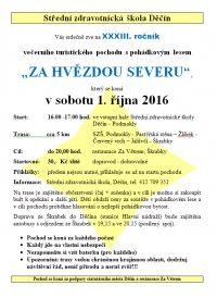 Večern&iacute; turistick&yacute; pochod poh&aacute;dkov&yacute;m lesem
